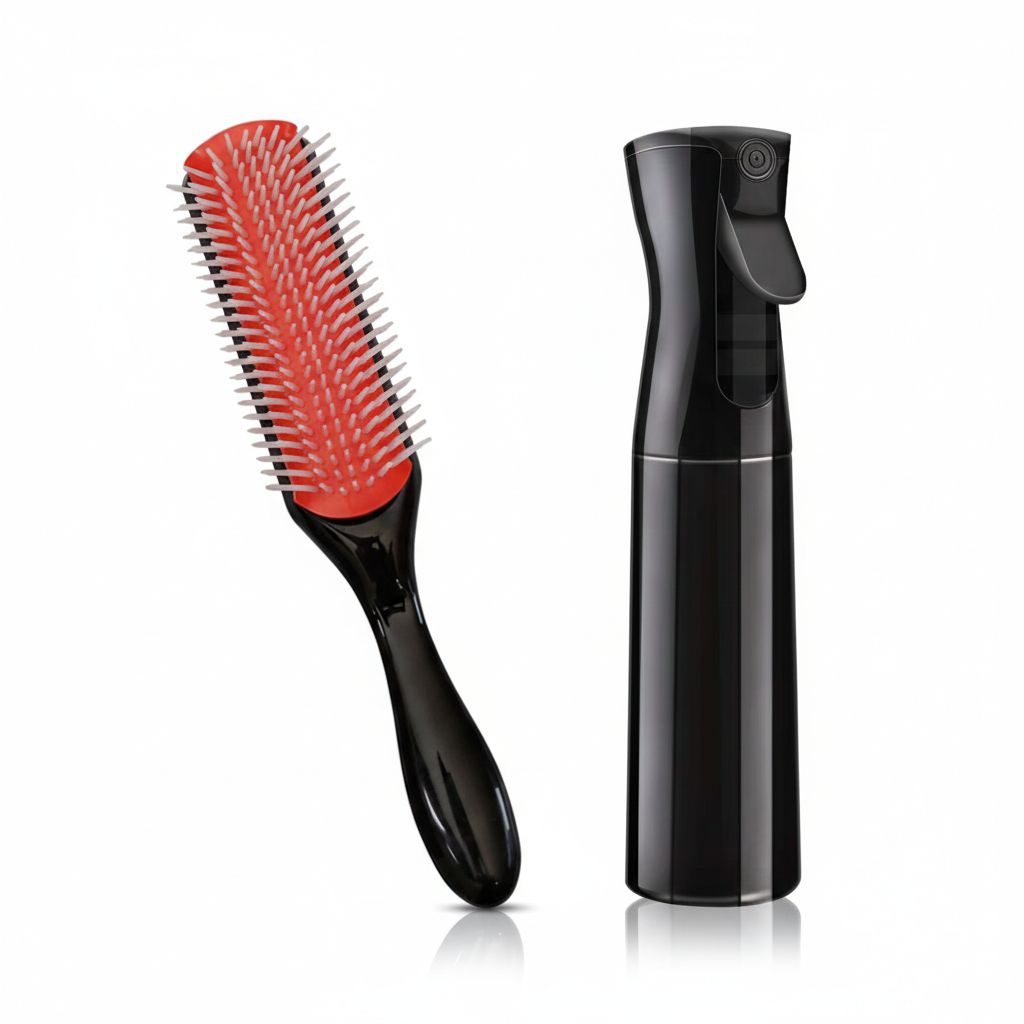 Brosse de définition & Vaporisateur